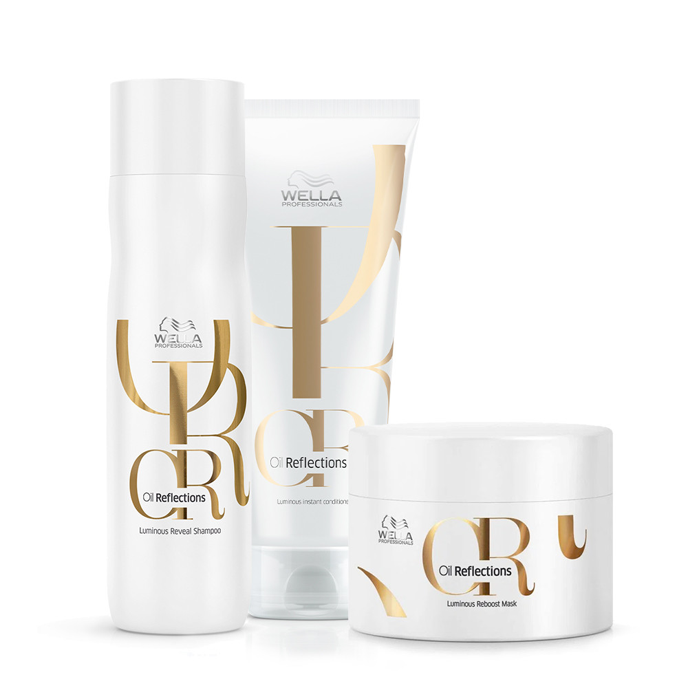 Kit Wella Professionals Oil Reflections Home Care (3 Produtos) em Oferta na Shopee