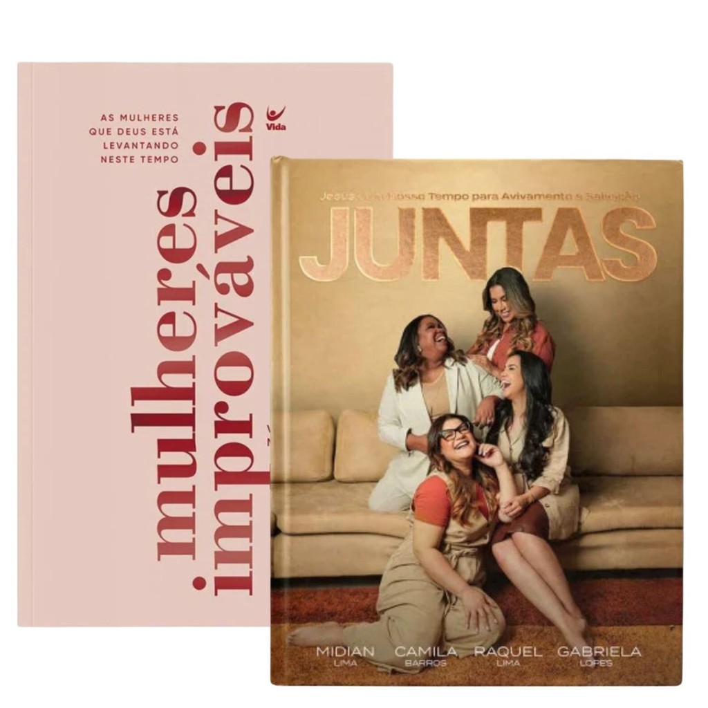 Kit 2 Livros | Juntas + Mulheres Improváveis