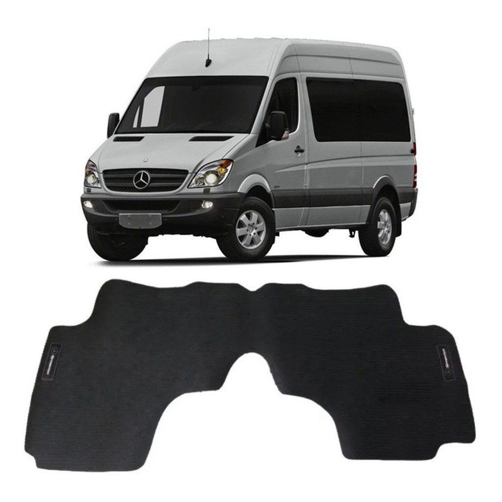 Tapete 1 peça específico Mercedes Benz Van Sprinter Cambio Baixo 2004 05 06 ... 10 11 2012 PVC