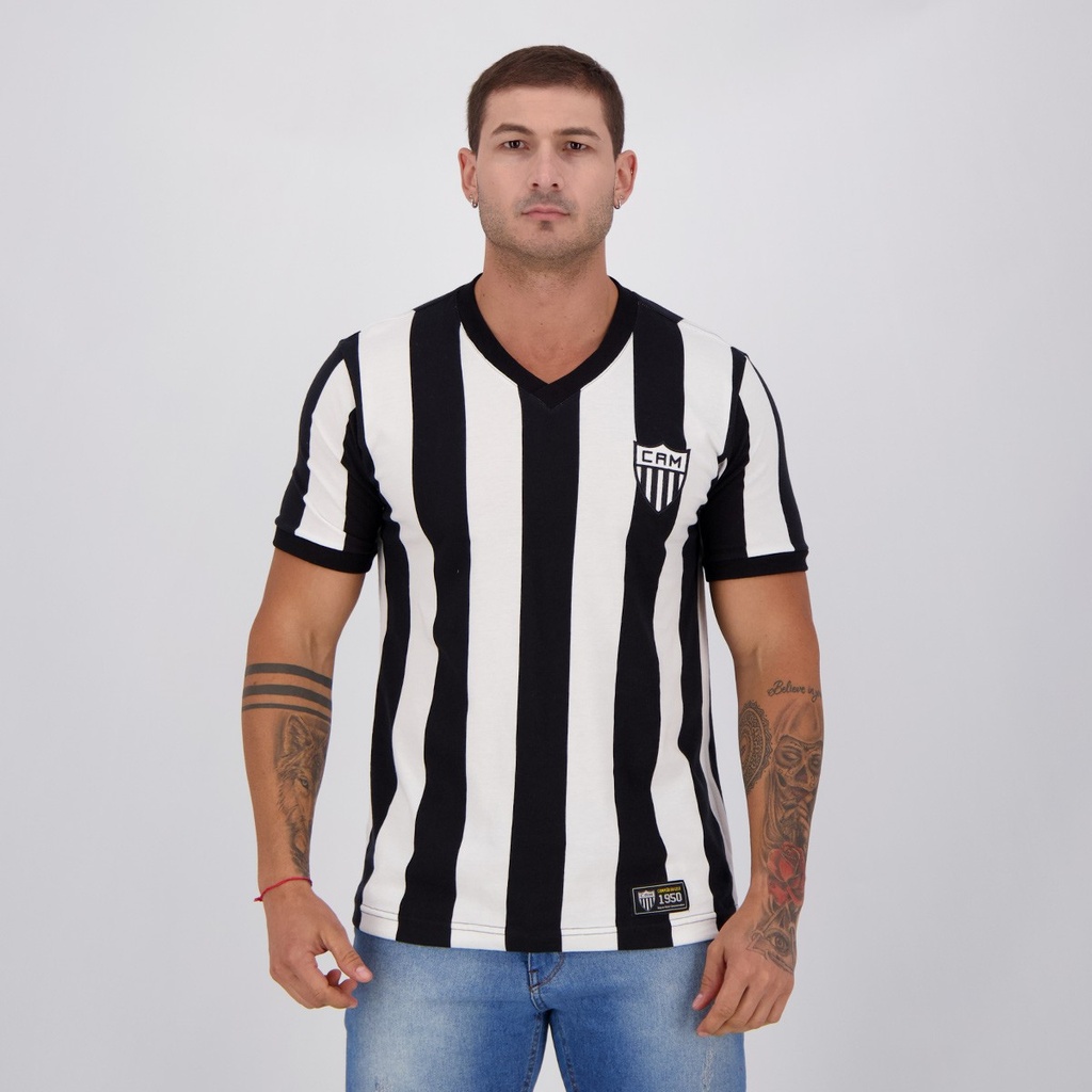 Camisa Atlético Mineiro 1950 Retrô em Oferta na Shopee