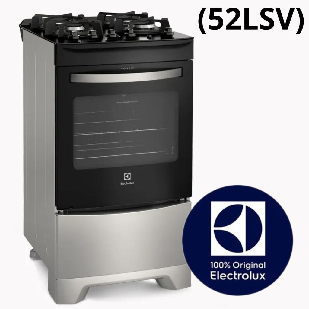 VIDRO INTERNO DA PORTA PARA FOGAO ELECTROLUX 52LSV ORIGINAL