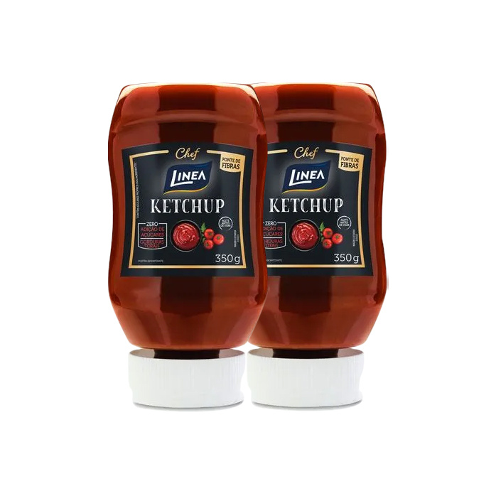 Kit 2 Molhos Linea – Ketchup 350g em Oferta na Shopee