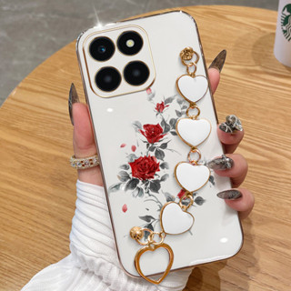 YBD Classic Red Rose Phone Case Para Honor X6A X7 X7A X6S X6 X8 X8B X8A X9A X9 X9B X7B X8 X5 Plus X40 Magic 5 Lite Proce em Oferta na Shopee