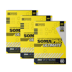 Kit 3x Soma Pro Ultimate ZMA - 3 caixas c/ 60 comps cada
