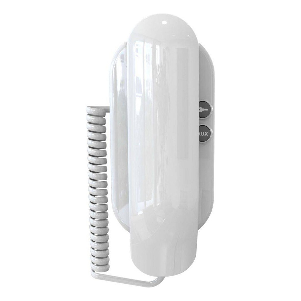 Interfone Monofone Individual S100 Branco 2 botões AGL