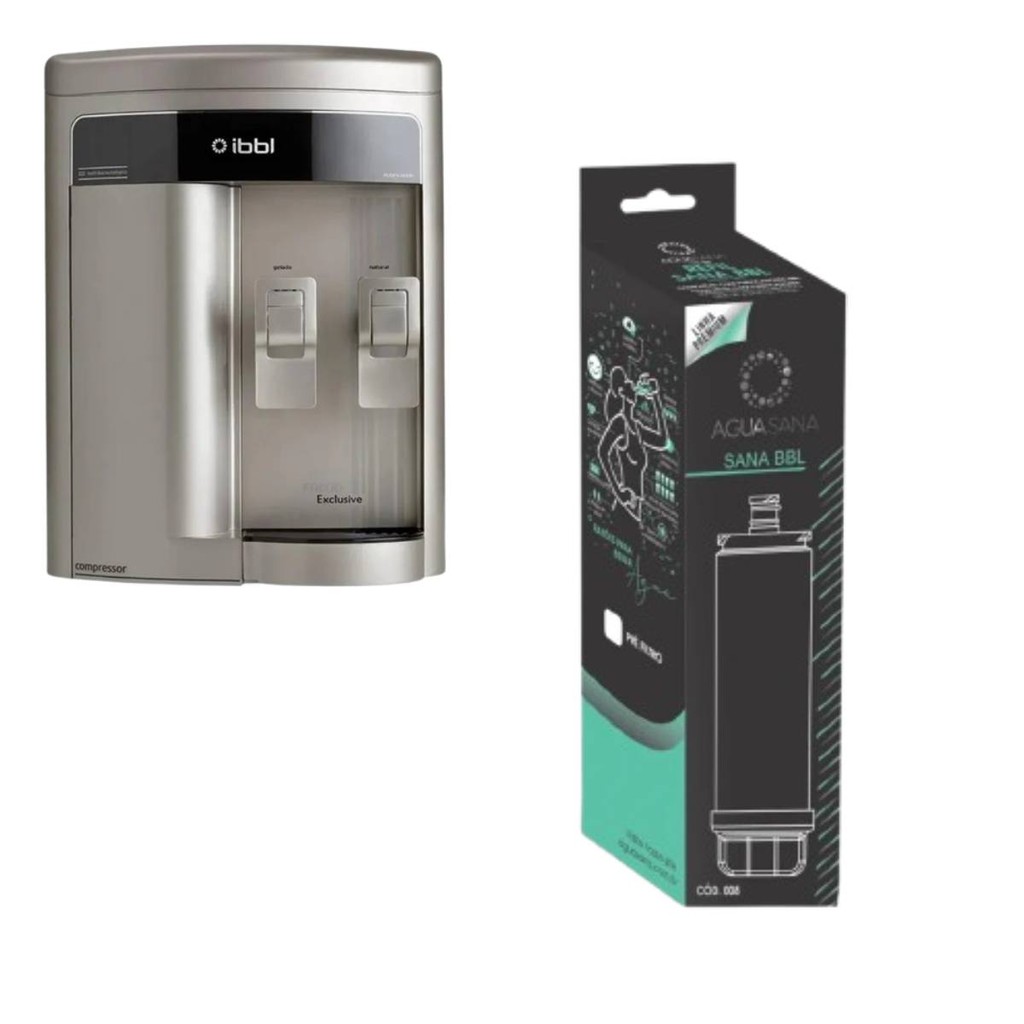 Filtro Refil Purificador De Água Para Ibbl C+3 Fr600