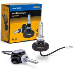 Kit Lâmpada Ultra Led Premium H27 40w 8000lm 6000k Tarponn