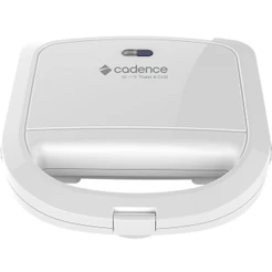 Sanduicheira Elétrica Cadence Toast & Grill Branca 110V