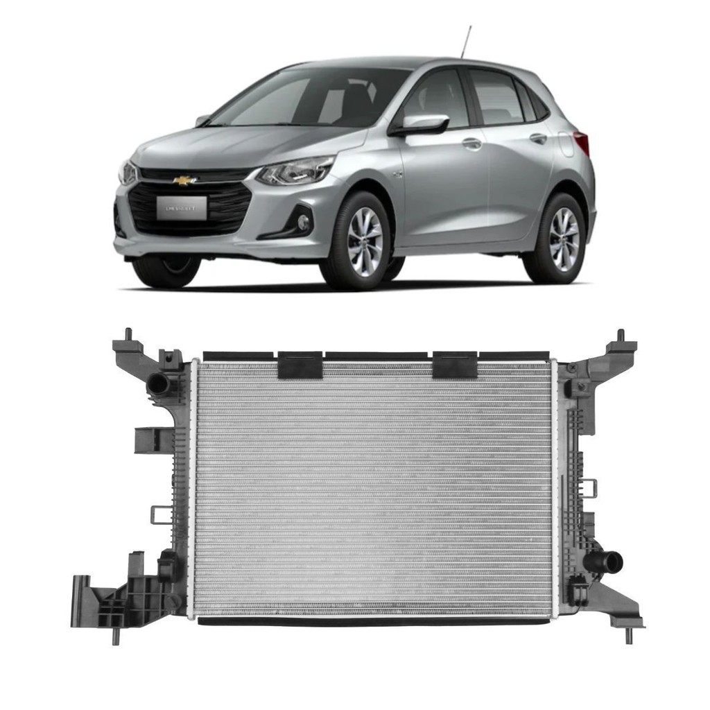 RADIADOR PARA ONIX 1.0 MANUAL 3 CIL 2020 A 2024 26320576 CD FILIAL RS