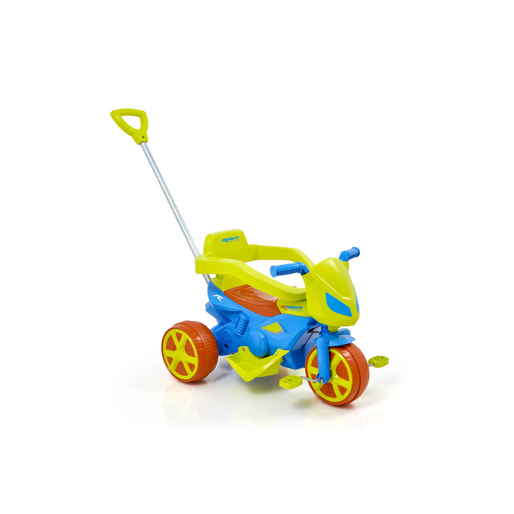 Triciclo Carrinho De Passeio Infantil Pedal E Empurrador