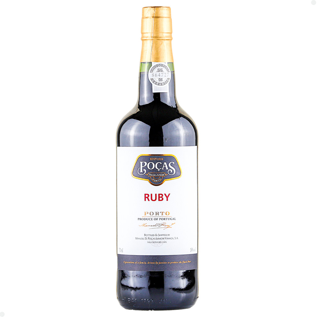 Vinho Portugues Poças Porto Ruby Tinto 750ml em Oferta na Shopee