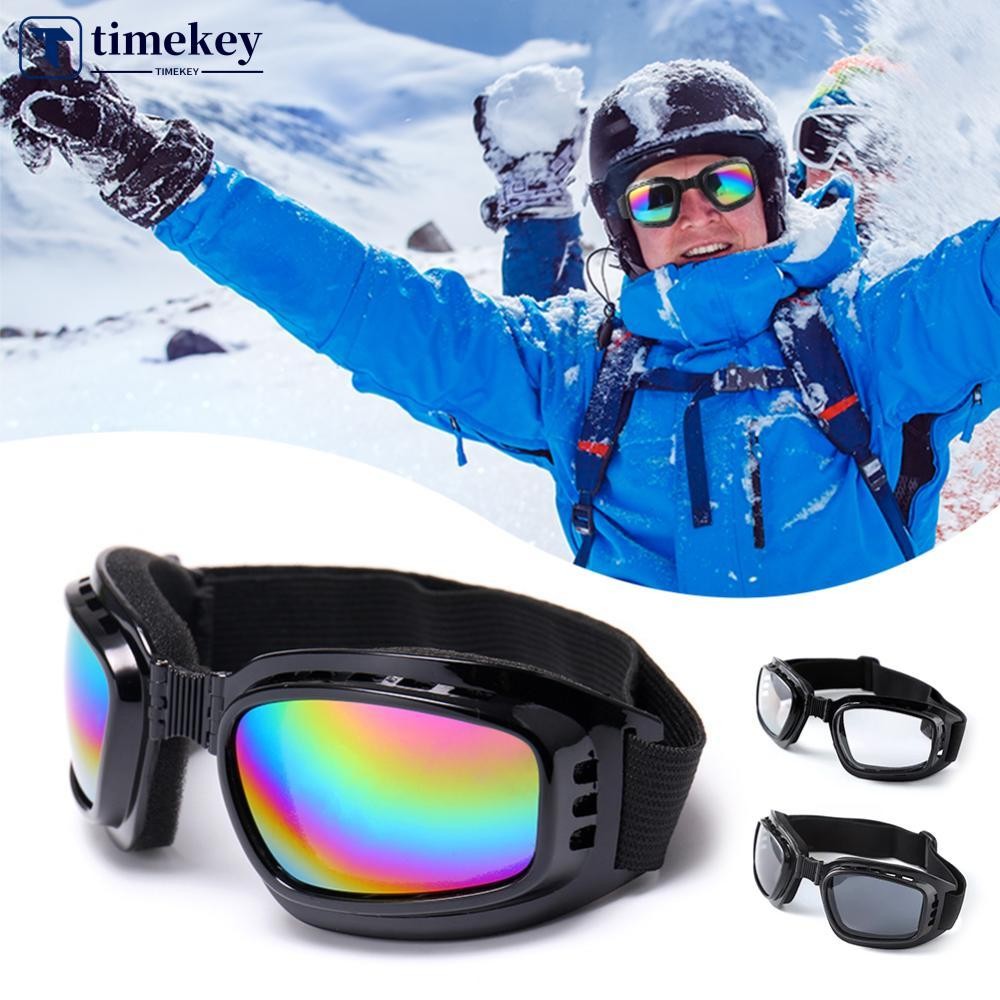 TIMEKEY Dobrável Profissional Óculos De Proteção À Prova De Choque Vento Esqui Ciclismo Soldagem Elétrica G4R6