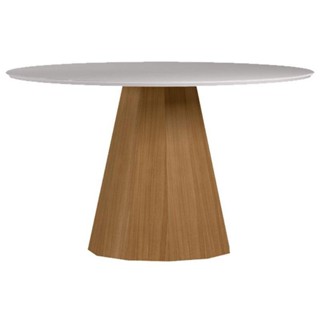 Mesa De Jantar 135x135 Cm Isis Com Vidro Ype Off White – New Ceval em Oferta na Shopee