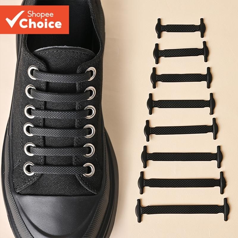 16 Peças De Cadarços De Silicone Sem Amarração , Laços De Borracha Preguiçosos Elásticos Para Estilo E Conforto Esforço