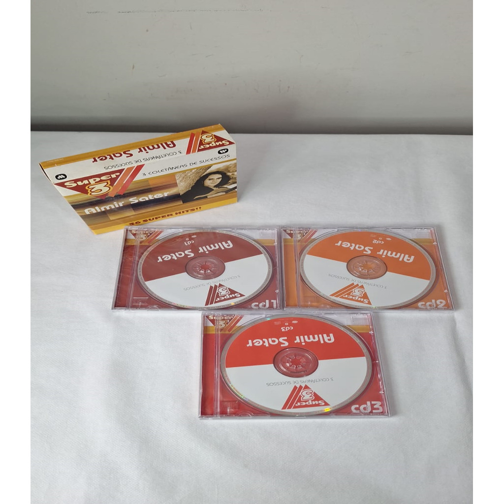 CD Box 3 CD´s Super 3 Almir Sater Almir Sater