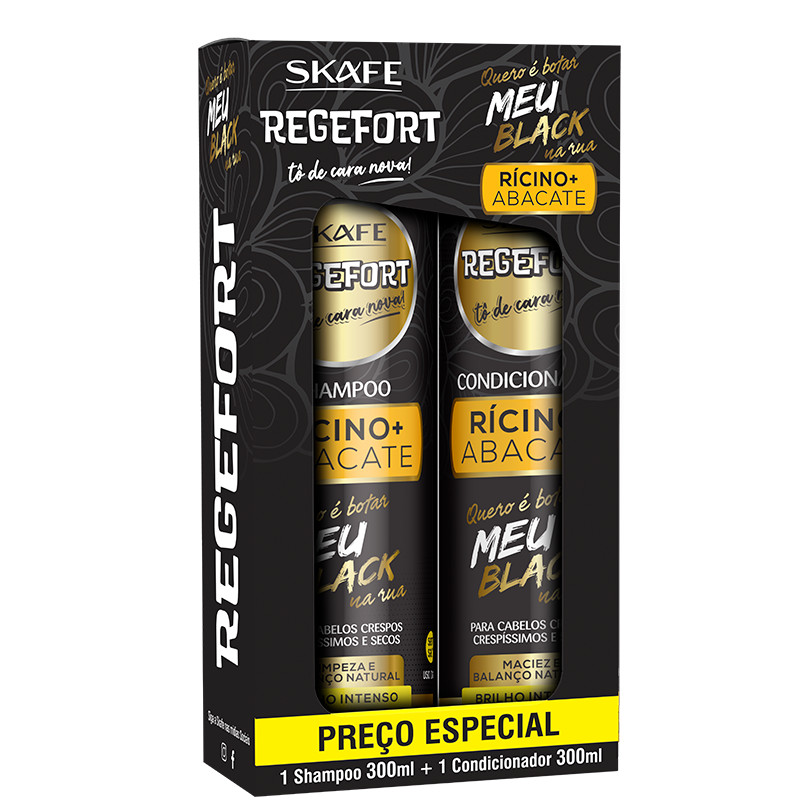 CX C/ 6 UNIT - Conjunto Regefort Quero É Botar Meu Black Na Rua 600ml