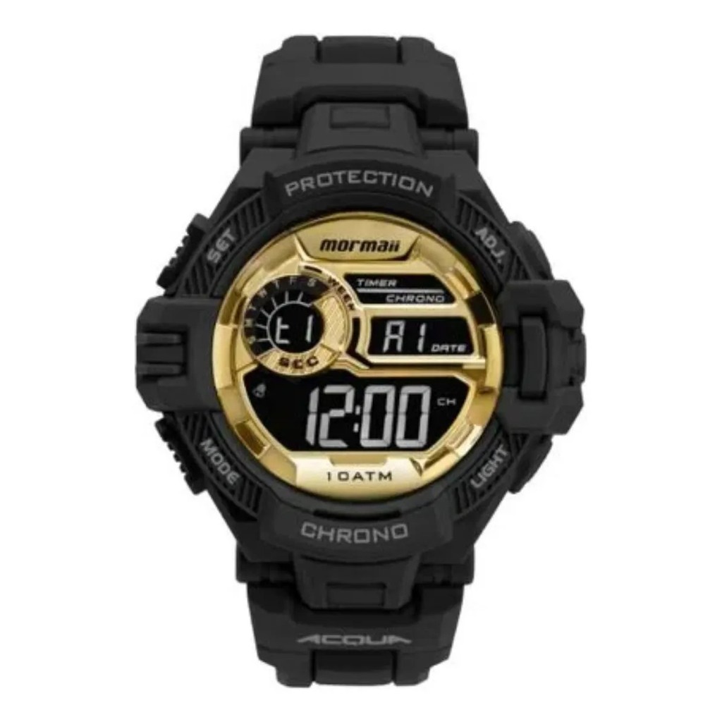 Relógio Masculino Mormaii Digital Mo1134ac/8d Preto Original em Oferta na Shopee