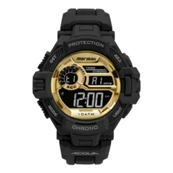 Relógio Masculino Mormaii Digital Mo1134ac/8d Preto Original