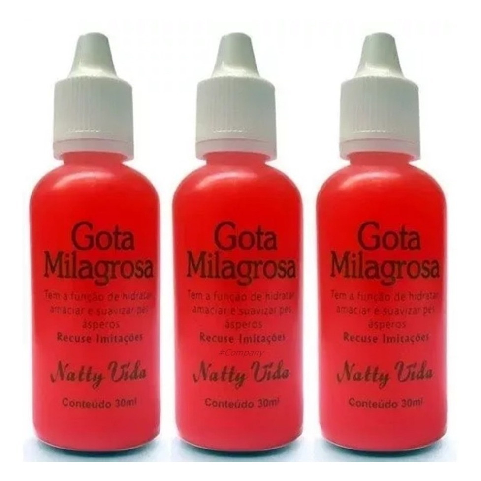 3 Gota Milagrosa Para Pés Combate Rachadura Ressecamento Natty Vida em Oferta na Shopee