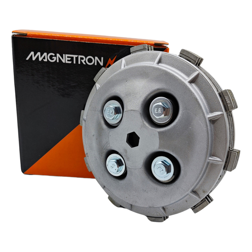 Kit de embreagem completa moto Yamaha YBR Factor 125 i/ed 2017 a 2024 Original Magnetron