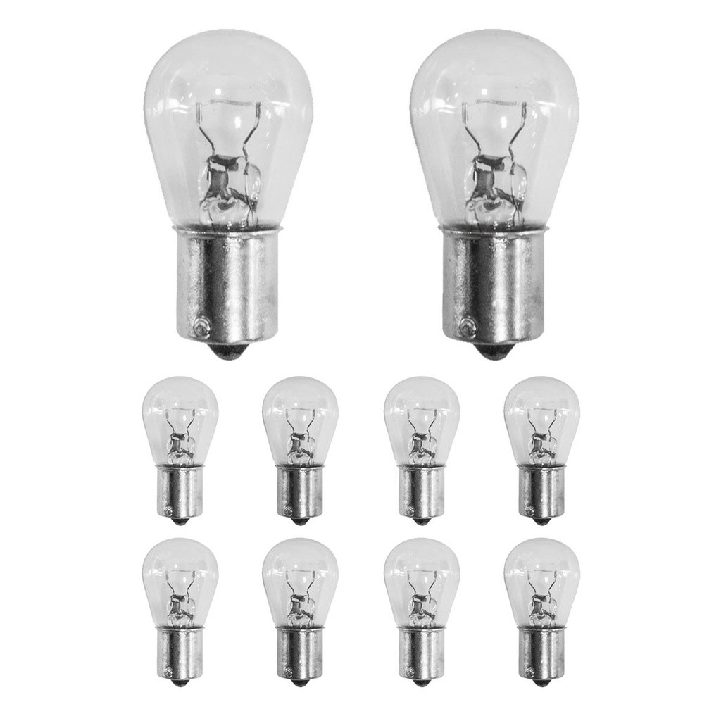 30 Lâmpadas Automotiva P21 21W 12V 1 POLO BA15S 1BP32051AA Seta Lanterna Pisca Traseira Carro Envio Imediato Original