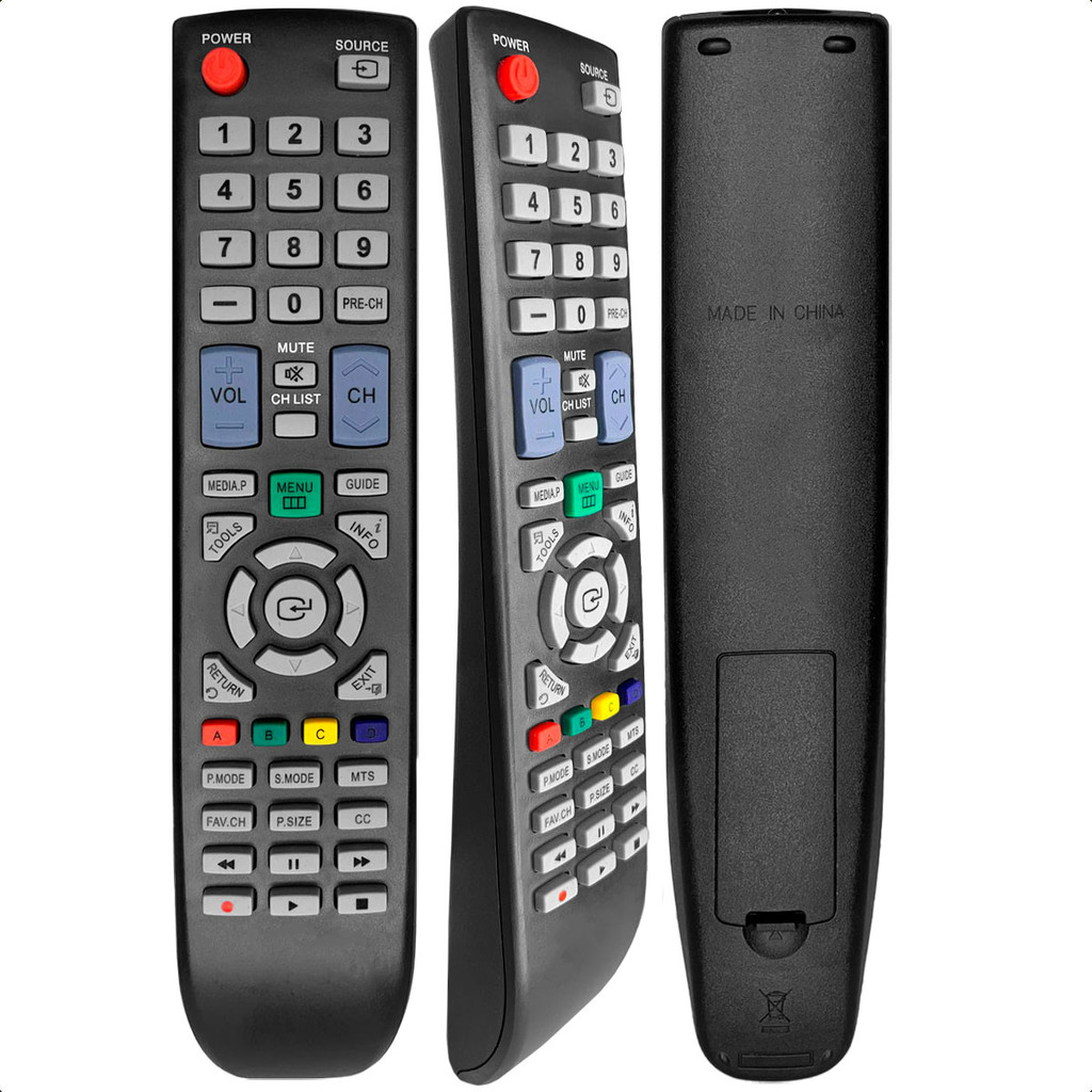 Controle Remoto Universal Compatível Com Tv Samsung Lcd Led Plasma BN59-00868A Com Pilhas