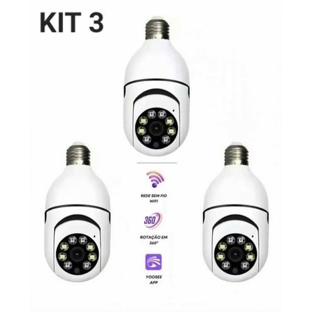 Kit de câmera de segurança sem fio à prova d