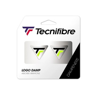 Antivibrador Logo Damp Neon Branco Tecnifibre Raquete Tenis