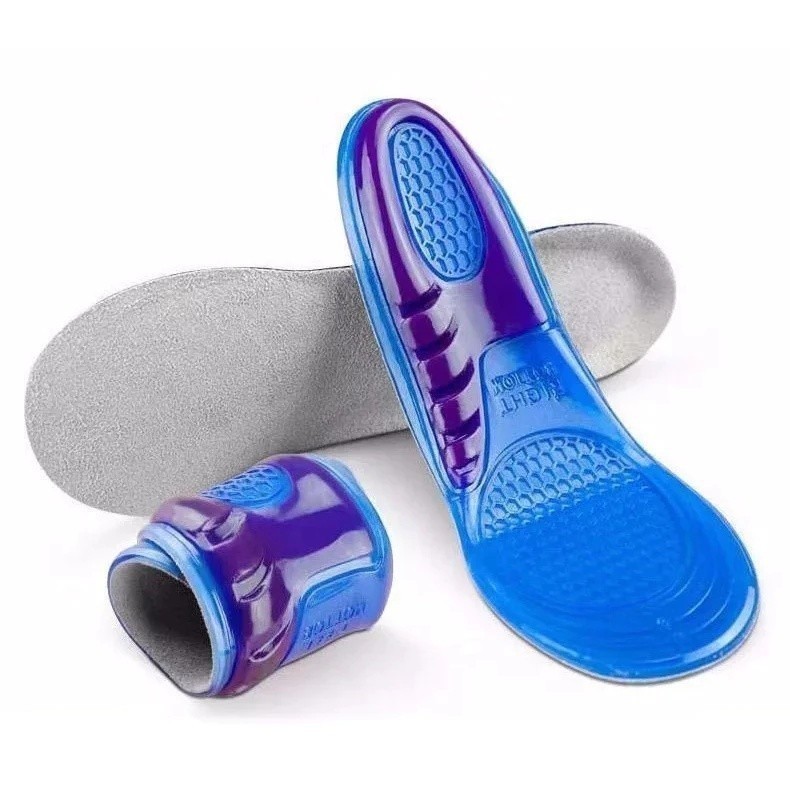 Palmilha Ortopédica Gel de Silicone para Dores nos Pés Anti Impacto para Sapato REAL LIFE