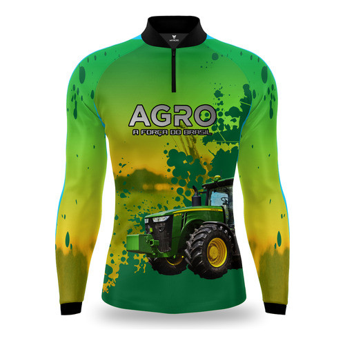 Camisa Agro Proteção Solar Uv50 Matreiro Trator Agropecuá