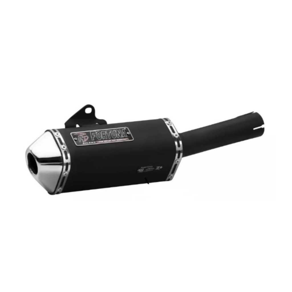 Escapamento CBX Twister 250f 2016 a 2022 Mini Tri Fortuna Preto – Som Grave + INMETRO