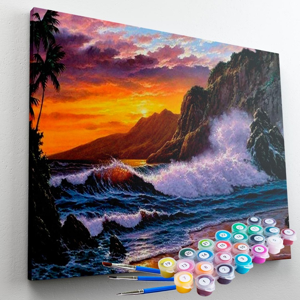 Kit Pintura Terapêutica - Mar Bravo