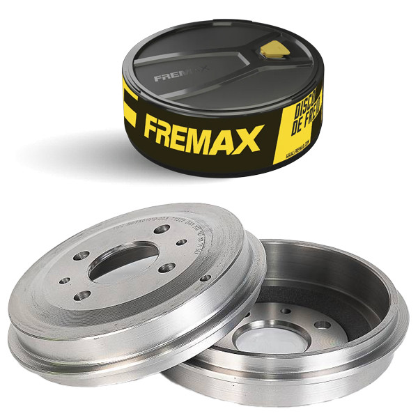 Par Tambor de Freio Traseiro Fiat Mobi Fremax em Oferta na Shopee