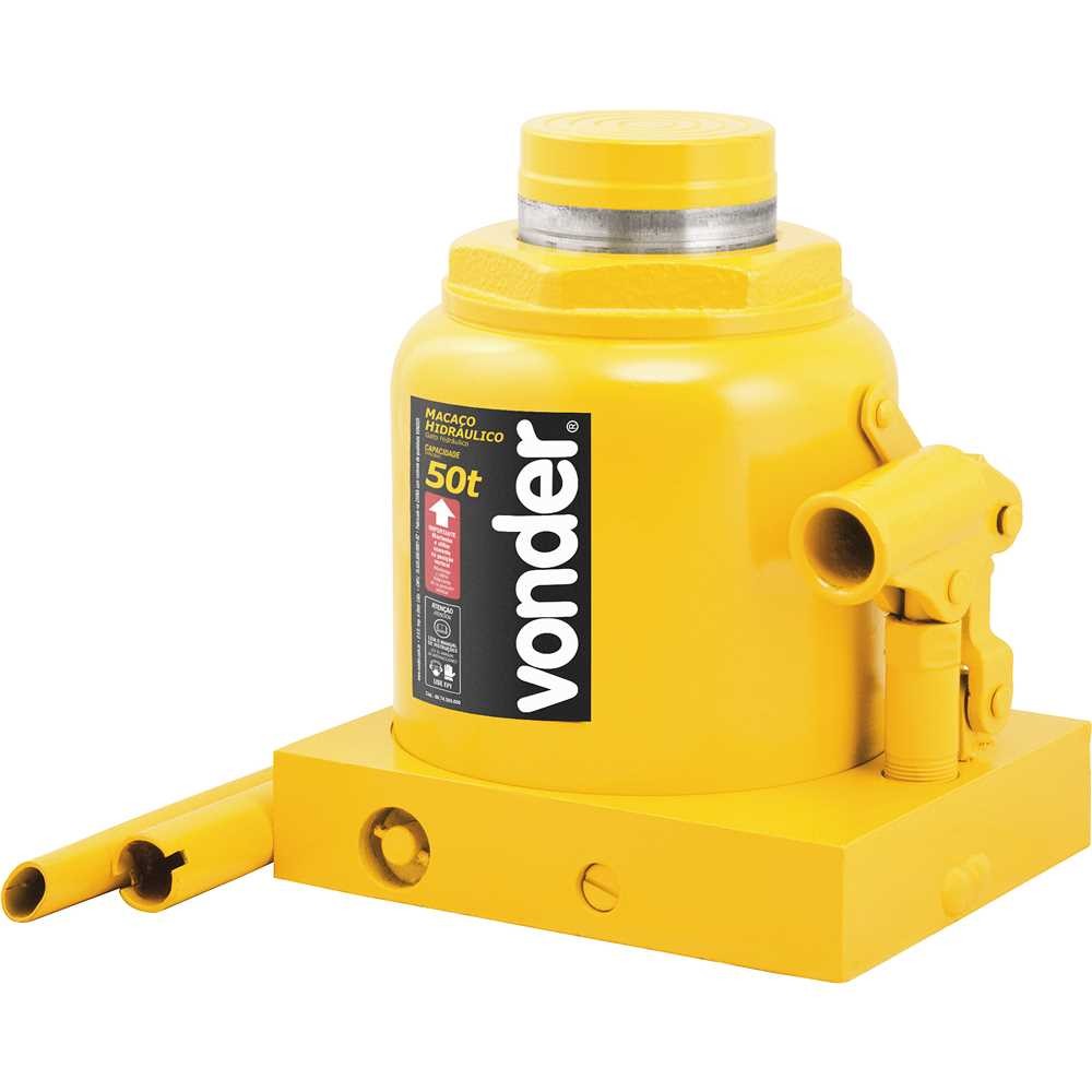 Macaco Hidráulico Tipo Garrafa 50 Toneladas (50 tf) Vonder em Oferta na Shopee
