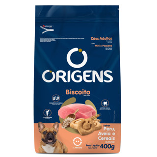 Biscoito Origens Cães Porte Pequeno Peru 400g em Oferta na Shopee