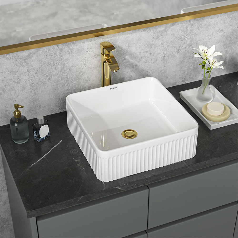 Cuba Deend De Cerâmica Quadrina Rilievo Banheiro 37x37x13 cm em Oferta na Shopee