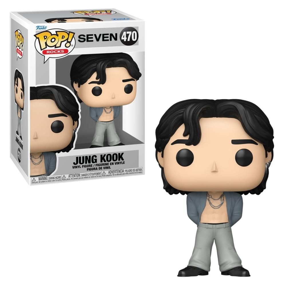 Boneco Funko Pop! Rocks BTS - Jung Kook (Seven) - Hobbies & Collections