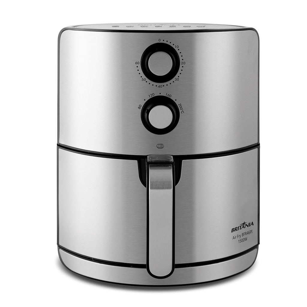Air Fryer Britânia 4,6L Antiaderente 1500W BFR46PI - Home Appliances