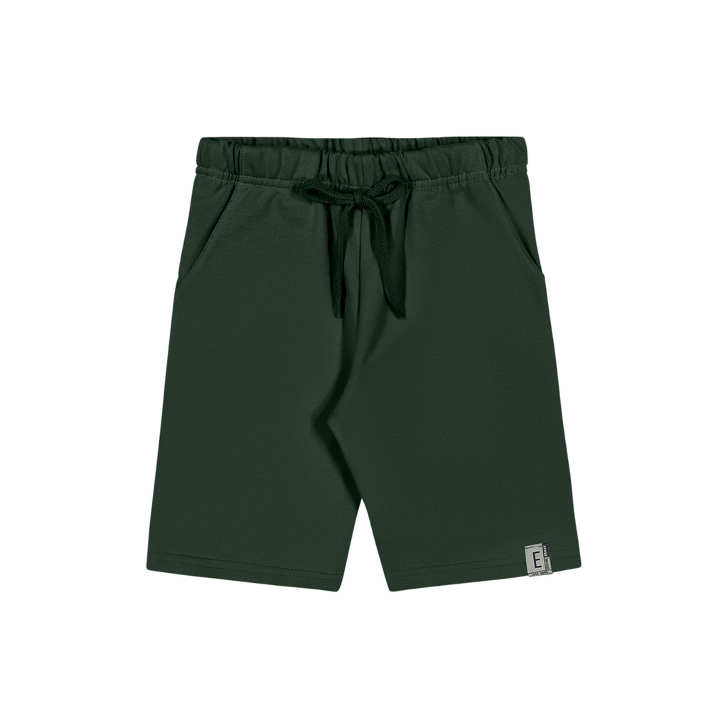 Bermuda Infantil Menino Básica Elian Verde em Oferta na Shopee