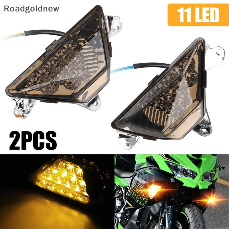 Indicador de Sinal de Direção Frontal RGN para KAWASAKI NINJA 250 300 400 650 1000 ZX6R - Acessórios para Motocicletas N