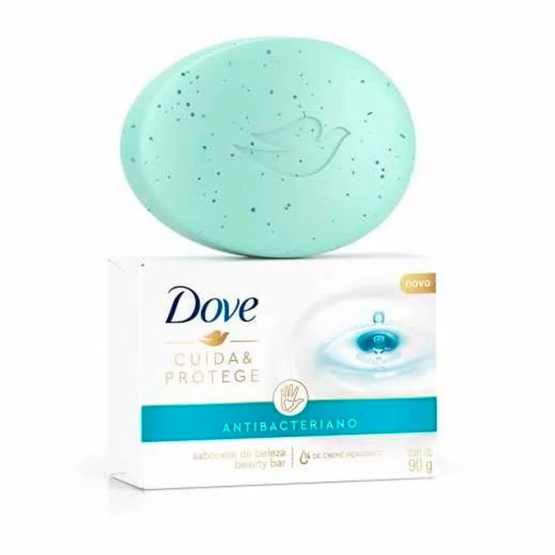 Sabonete Em Barra Dove Cuida E Protege - 6 Unidades 90g - Beauty