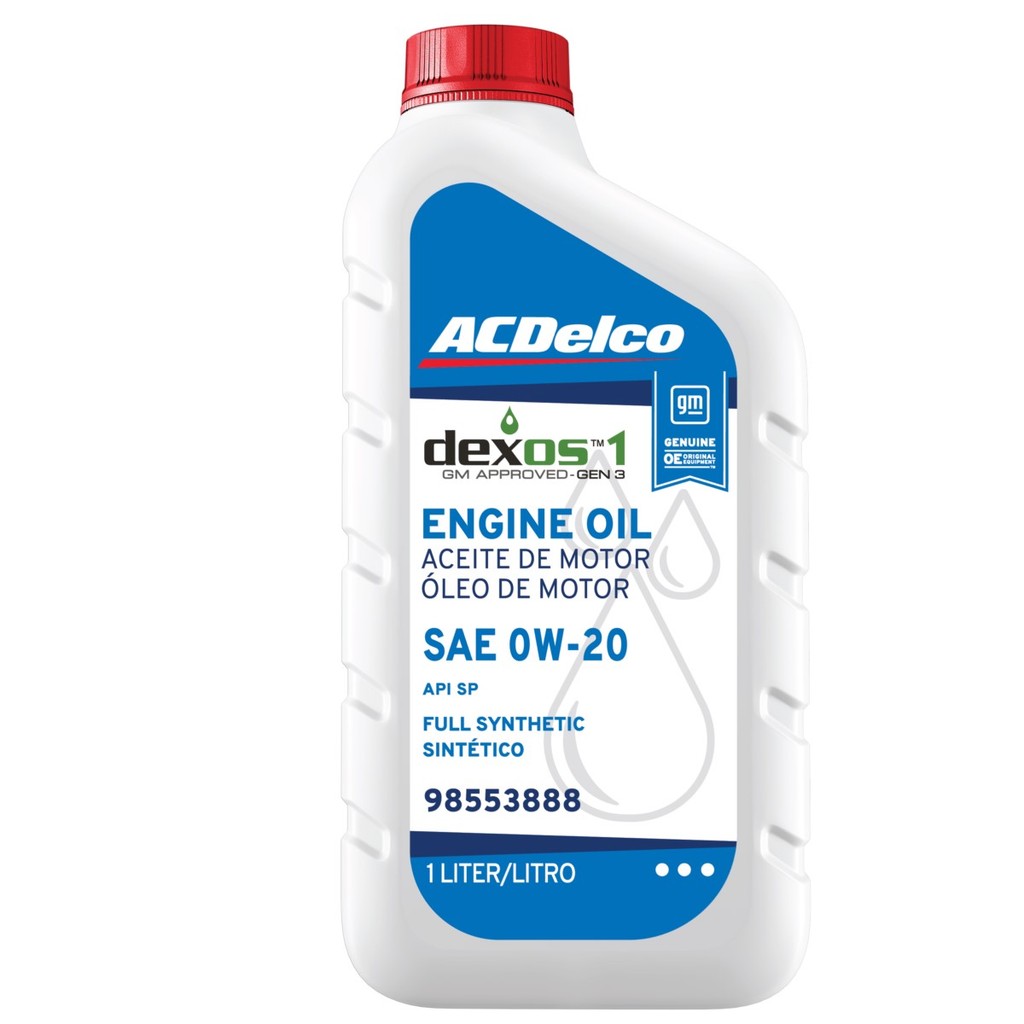 Óleo sintético motor SAE 0W20 API SP dexos1 GEN3 ACDelco 98553888 - Spare Parts and Accessories for Vehicles