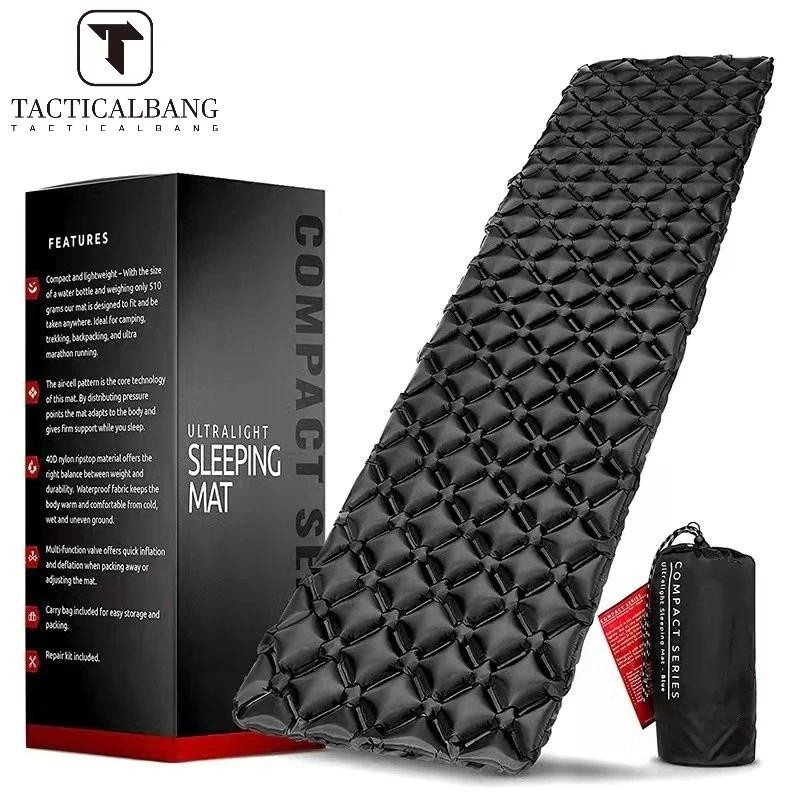 Acampamento Almofada De Dormir Esteira Mochila Ar À Prova Dwaterproof Água Para Ao Livre Saco Rede Tenda Piquenique Cami