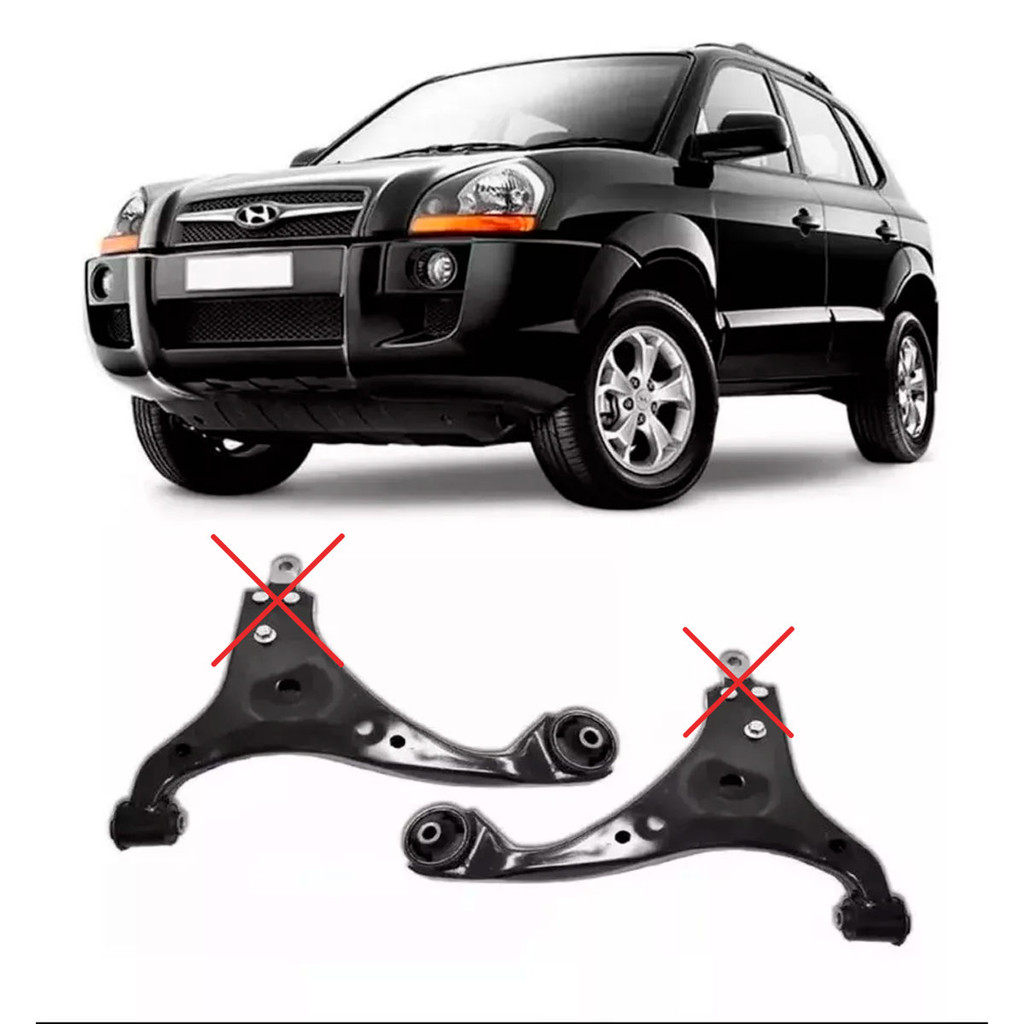 Par Bandeja Hyundai Tucson 2004 Até 2017 Sem Pivô
