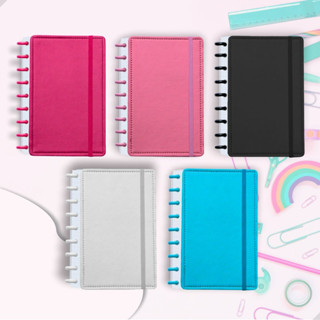 Caderno Inteligente Médio 9 Discos Capa Lisa Várias Cores em Oferta na Shopee