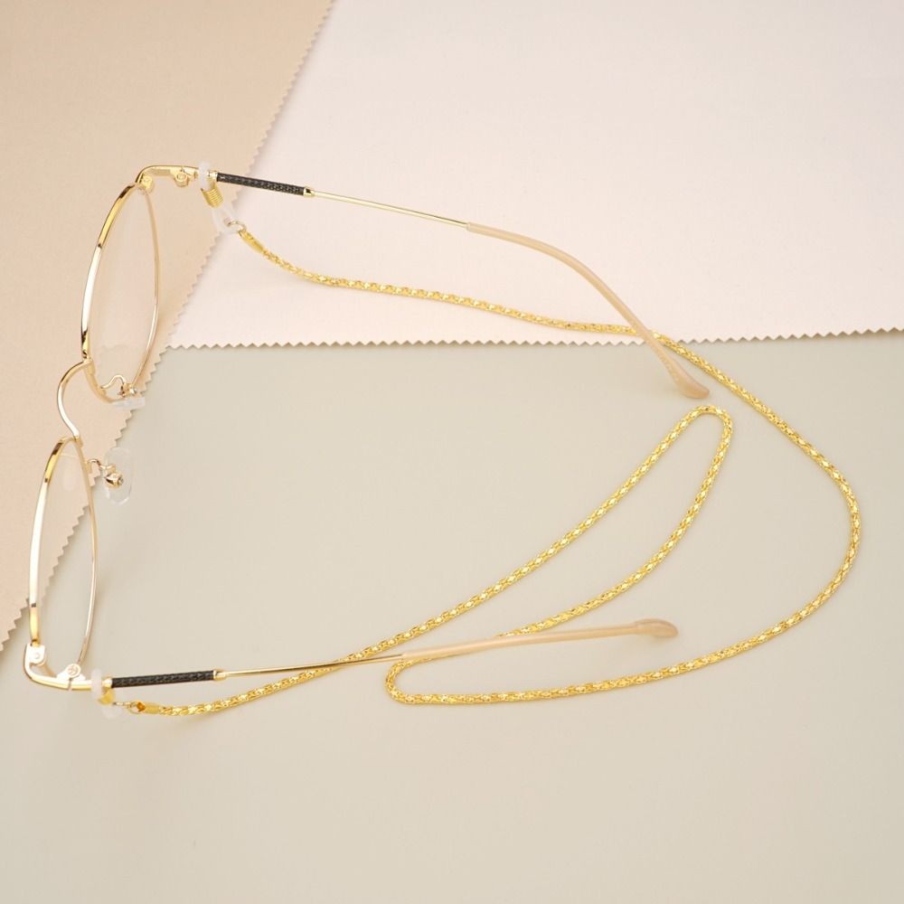 Cordão De Óculos De Sol SUBEI , Correntes Oco , Antiderrapante De Contas De Diamante De Metal — imagem 2 de 2