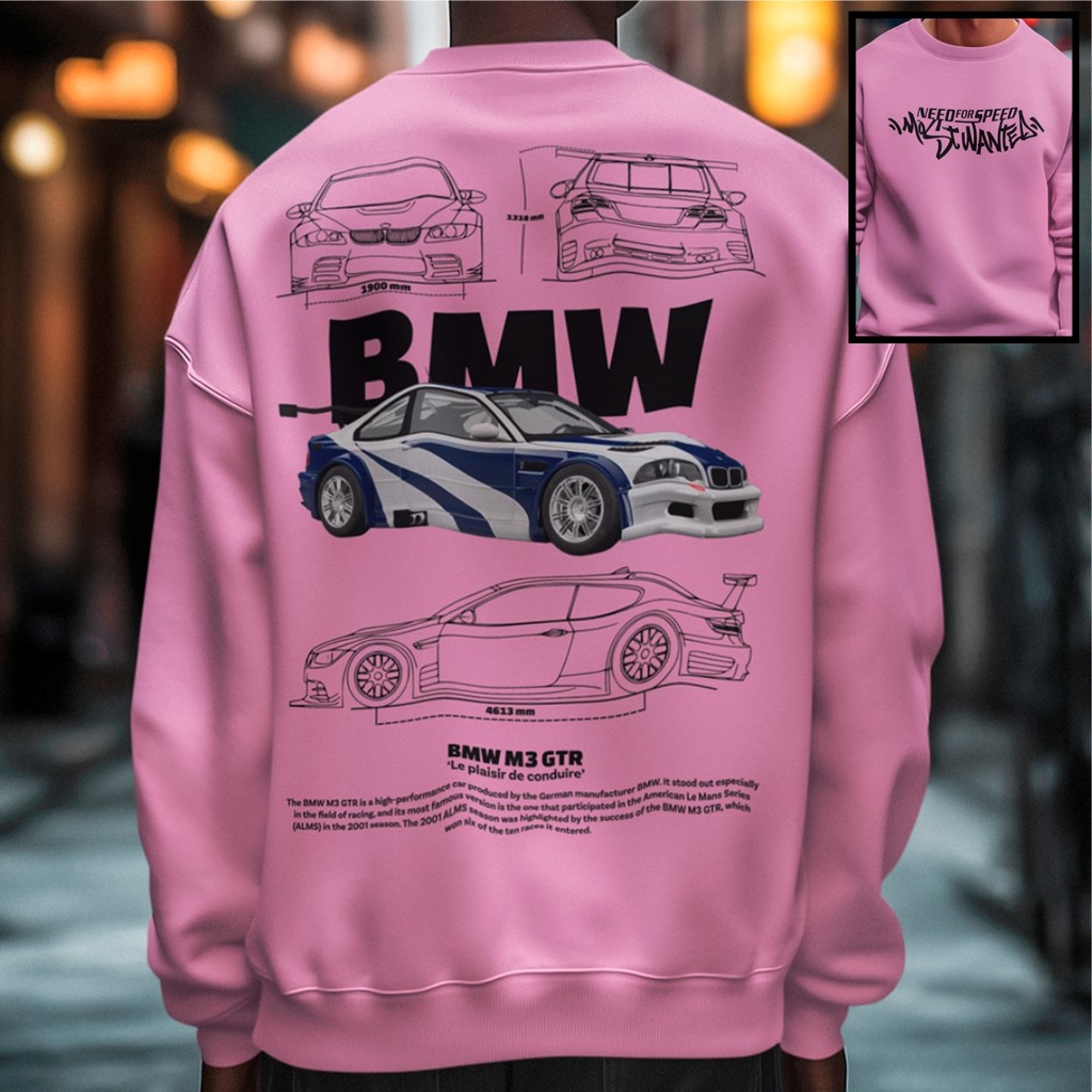Blusa De Frio Jogo Need For Speed Bmw M3 GTR MostWanted Blusa De Frio Gola Careca Casaco Agasalho