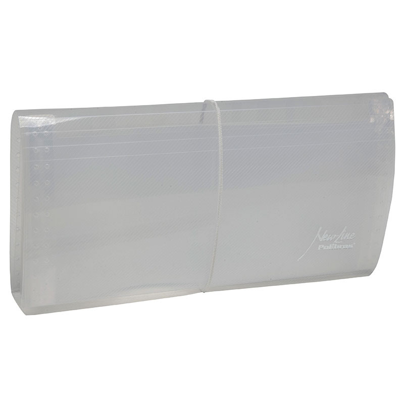 Pasta sanfonada cheque 12 divisões Cristal Polibras em Oferta na Shopee