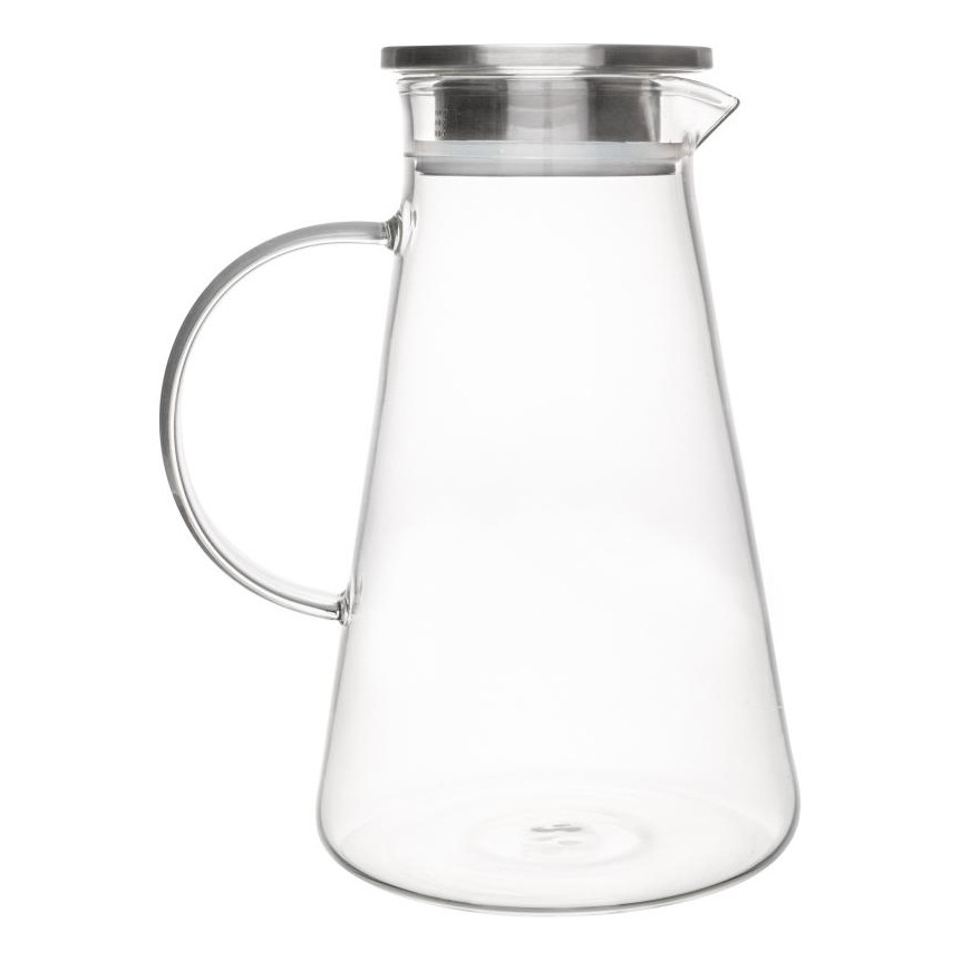 Jarra Wolff De Vidro Borossilicato Com Tampa De Metal 2l em Oferta na Shopee