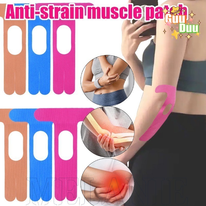 [Guudu] Fita Elástica Para Cinesiologia-Proteção Muscular Atlética-Esportes/Terapia De Massagem-Patches Pré-Cortados Alí
